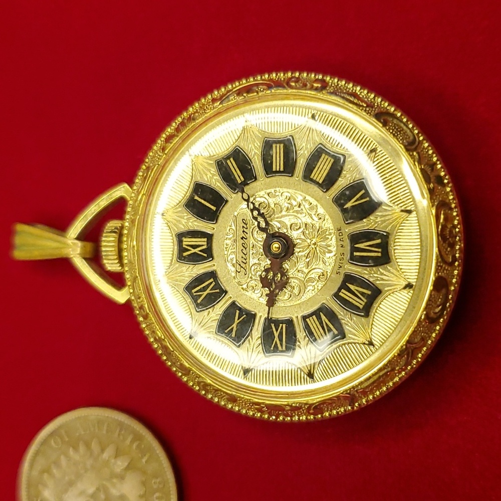 Vintage Lucerne Ladies Pendant Watch - Picture 3 of 6